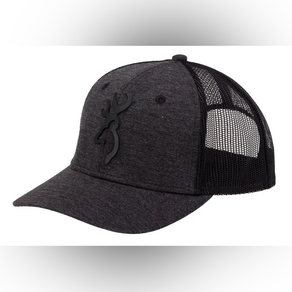 Browning Other - BROWNING Turley Mesh Trucker Cap, Black and Grey, OS.